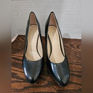 Graceland Patent Heels. Size 37. (Bin 11)